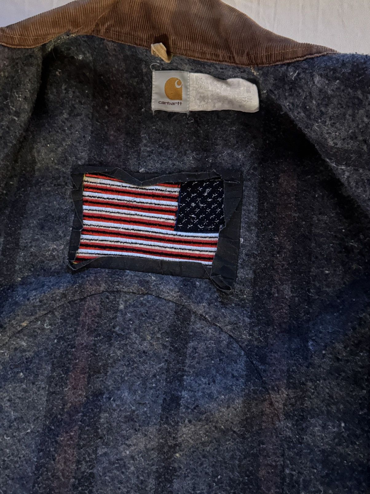 Carhartt Vintage Carhartt Detroit Jacket Blanket Lined Tan Brown USA Size US S / EU 44-46 / 1 - 6 Thumbnail