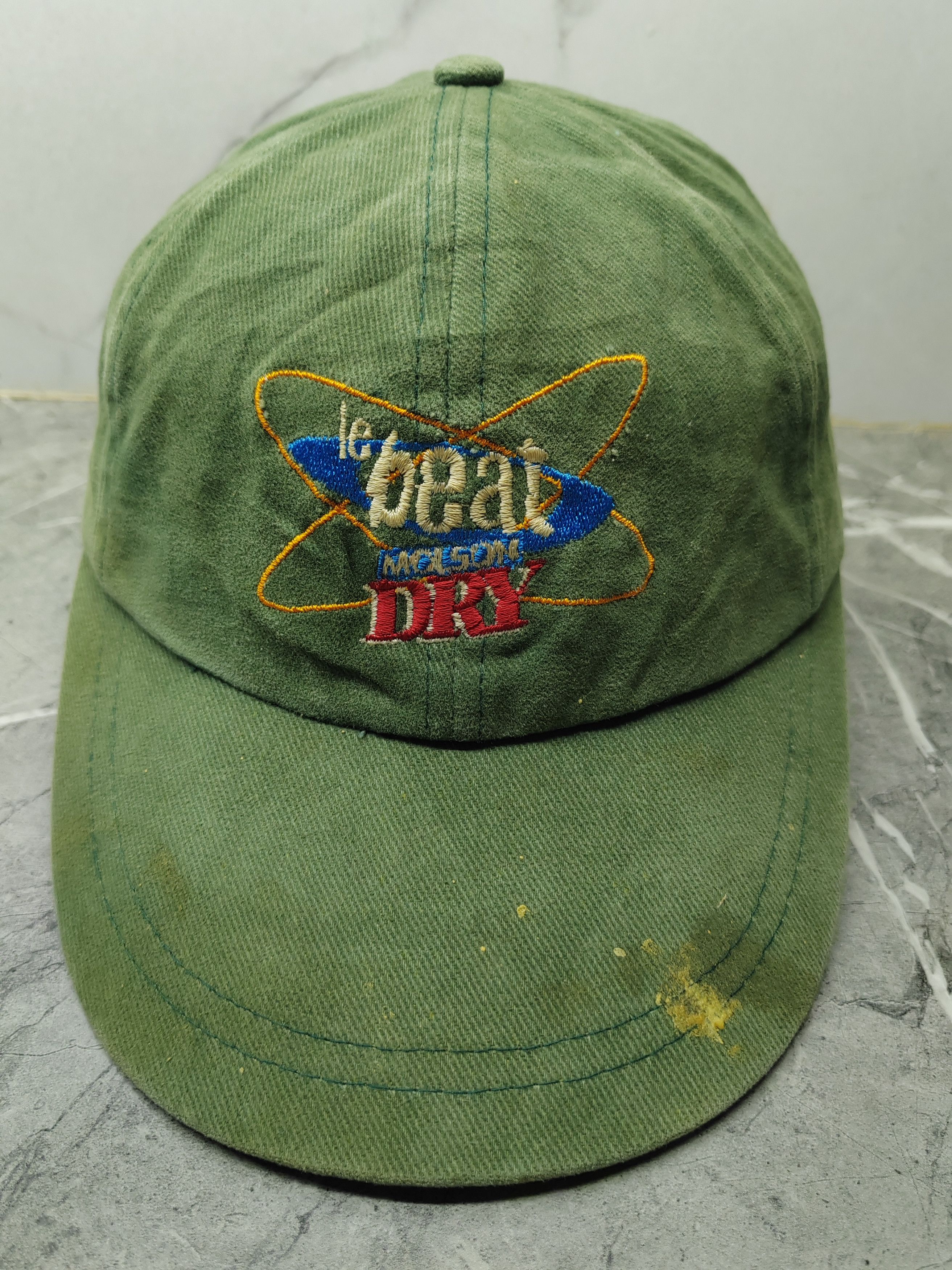 Japanese Brand Vintage Le Beat Molsom Dry Distressed Style Cap Hat Size ONE SIZE - 2 Thumbnail