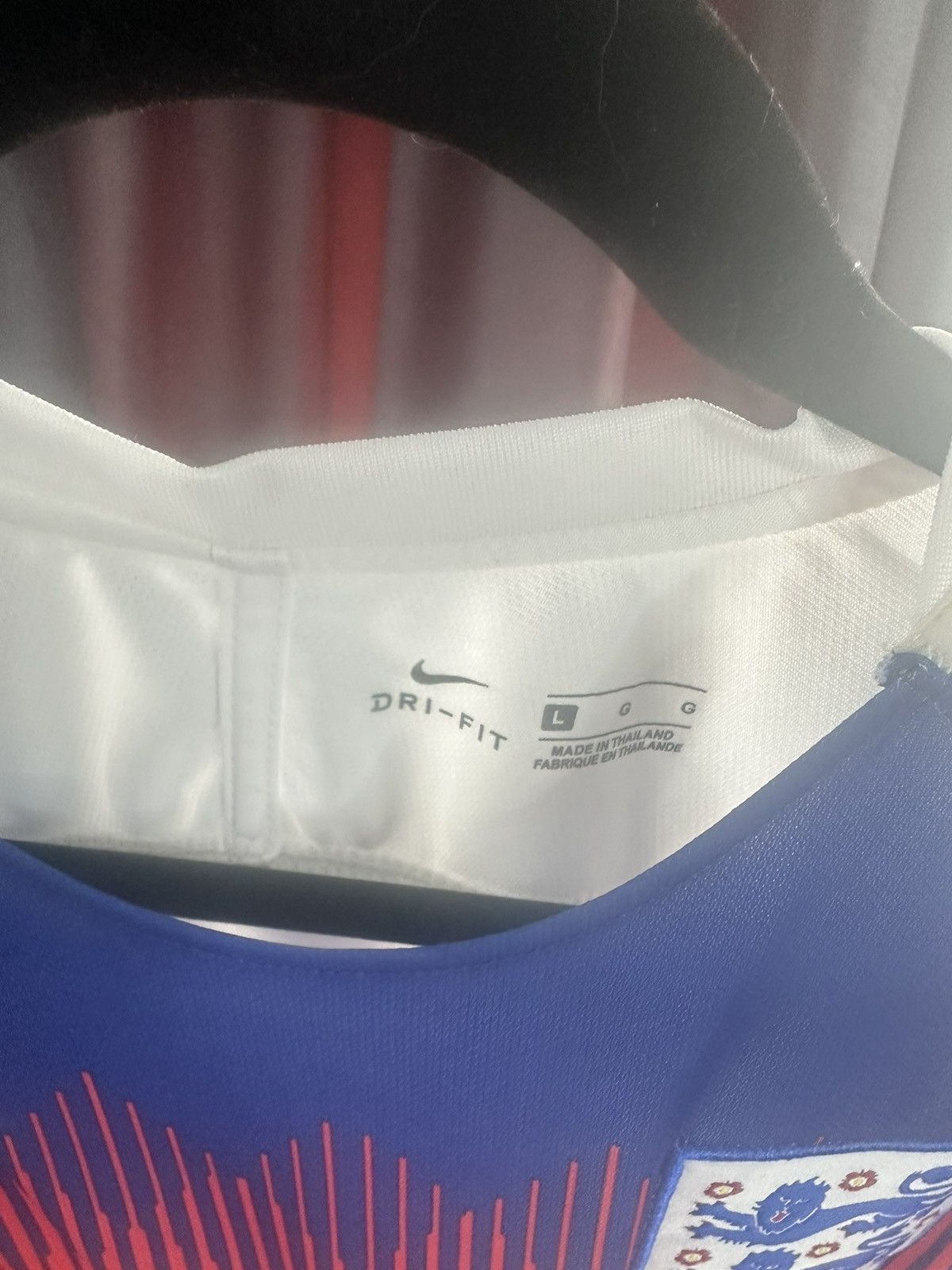 Nike Nike × Soccer Jersey National Team England Size US L / EU 52-54 / 3 - 4 Thumbnail
