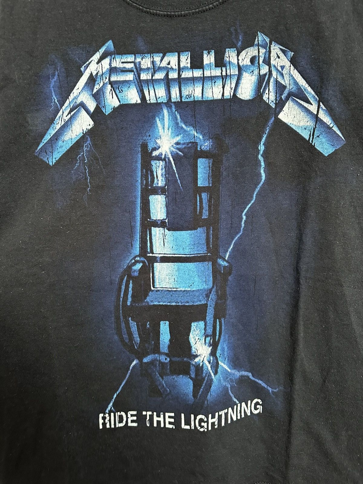 Metallica Metallica Ride The Lightning Vintage Band T-Shirt Tee 2000s Size US M / EU 48-50 / 2 - 5 Thumbnail