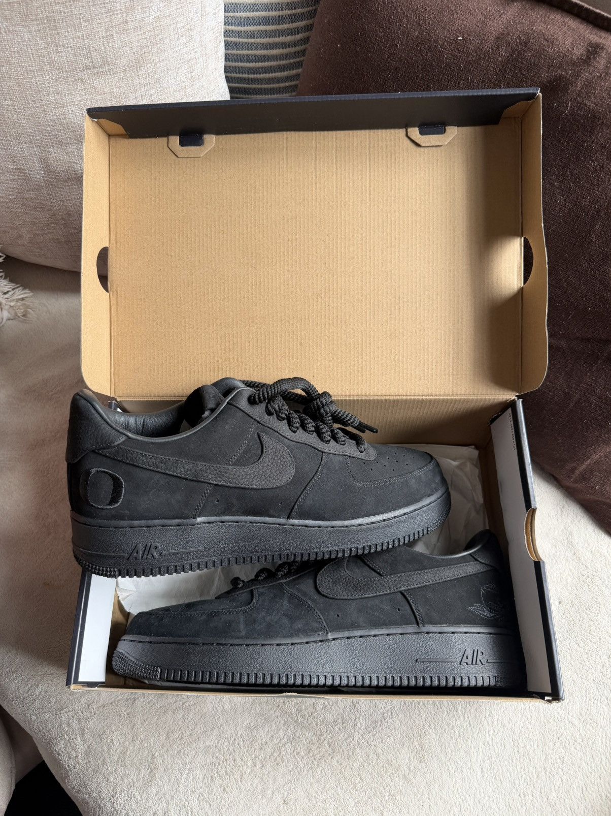 Nike Nike Air Force 1 Stealth Premium Oregon PE Size US 14 / EU 47 - 1 Thumbnail