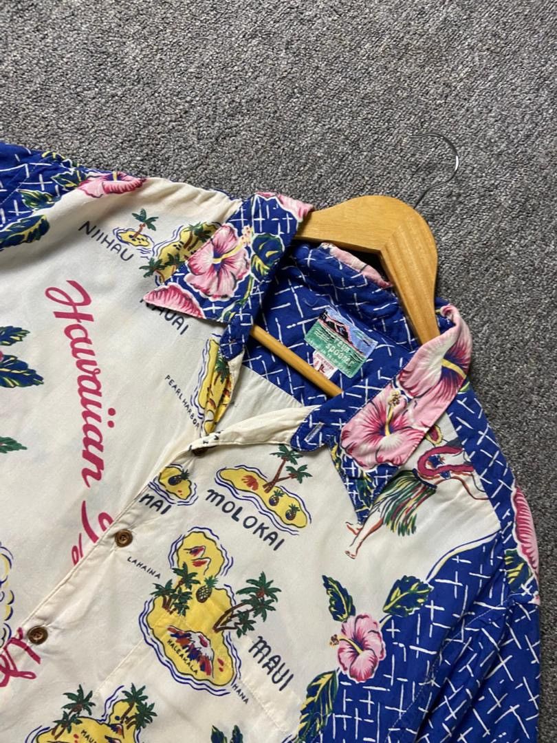 Japanese Brand Reyn Spooner Hawaiian Button Up Shirts (183) Size US XL / EU 56 / 4 - 7 Thumbnail