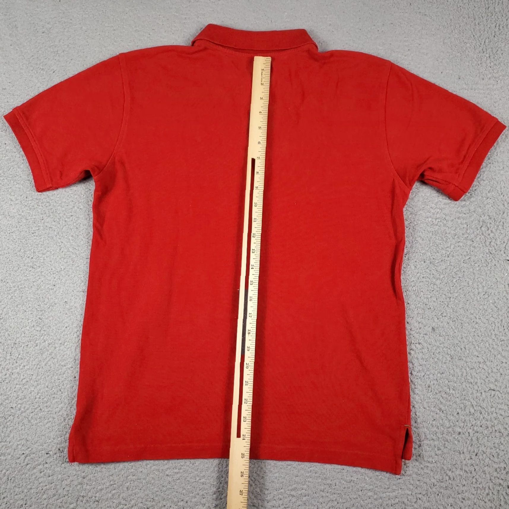 Tommy Hilfiger VINTAGE Tommy Hilfiger Polo Shirt Mens Small Red Short Sleeve Polo Shirt S Red Classic Logo 90s Sports Mens Size US S / EU 44-46 / 1 - 6 Thumbnail