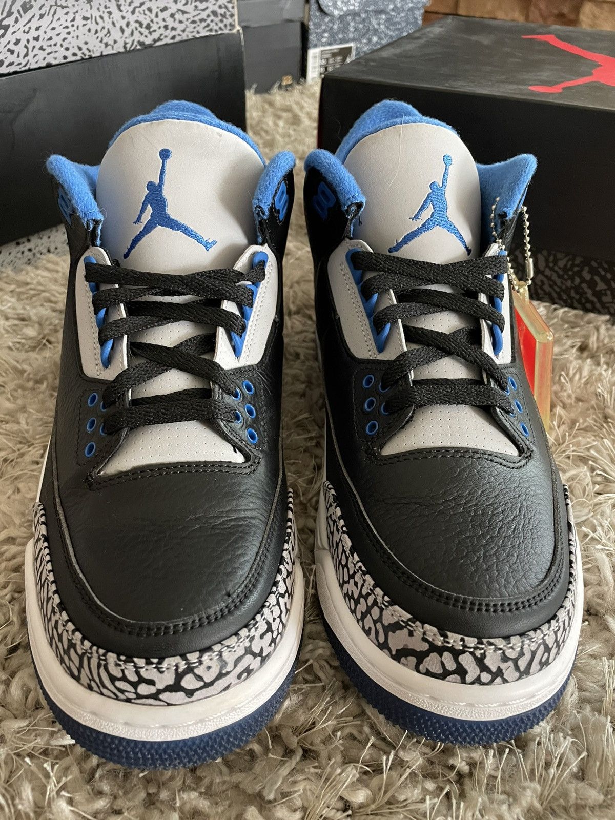Jordan Brand Jordan 3 Sport Blue 2014 Size US 8.5 / EU 41-42 - 4 Thumbnail