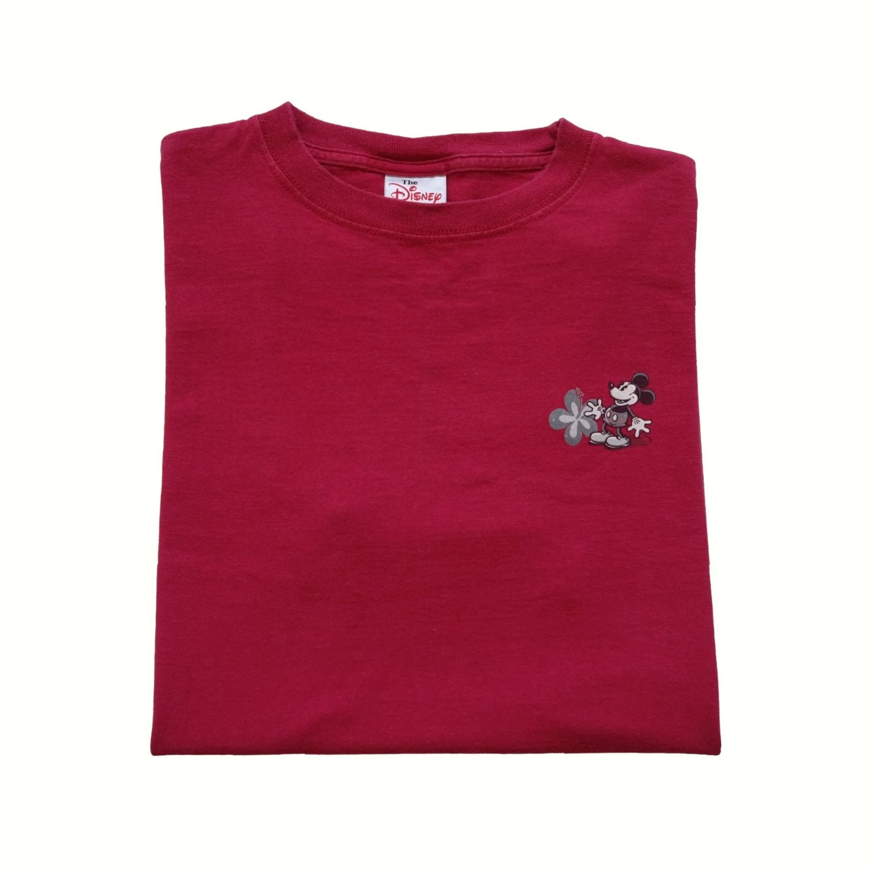 Disney VINTAGE Disney Mickey T-Shirt 90s Y2K Retro Cartoon Graphic Red Sz M, Men’s Crew Neck Short Sleeve Graphic Tee Size US M / EU 48-50 / 2 - 2 Thumbnail
