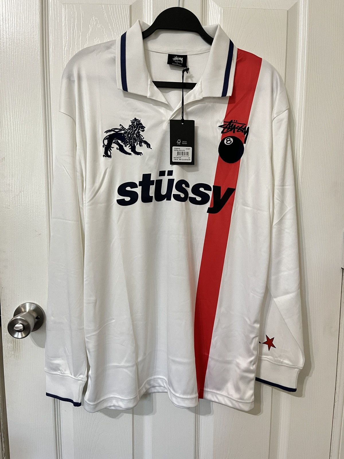 Stussy Stussy Football Polo Long Sleeve T-Shirt Jersey
