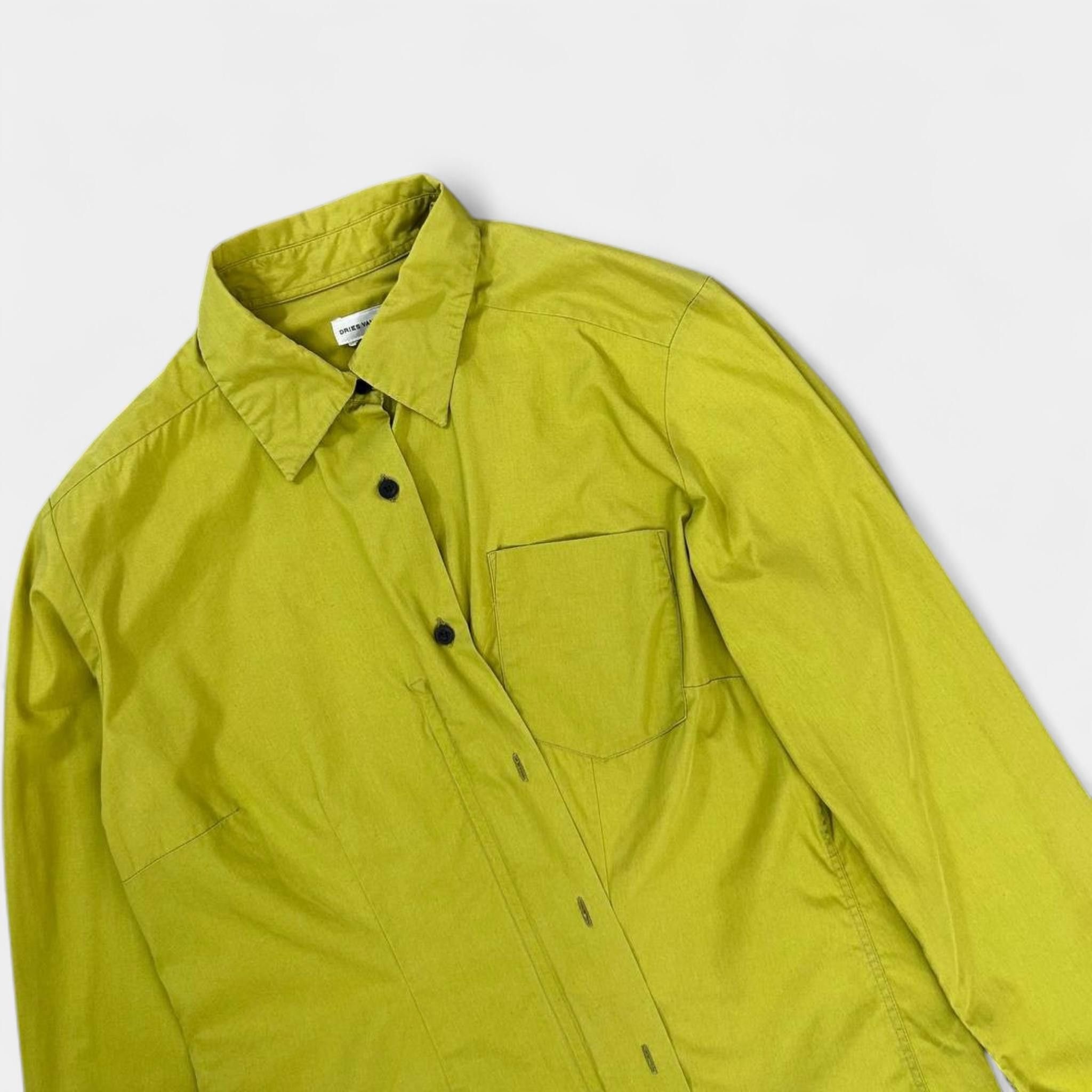 Dries Van Noten Dries Van Noten Button-Zipper Shirt Size 38S - 3 Thumbnail