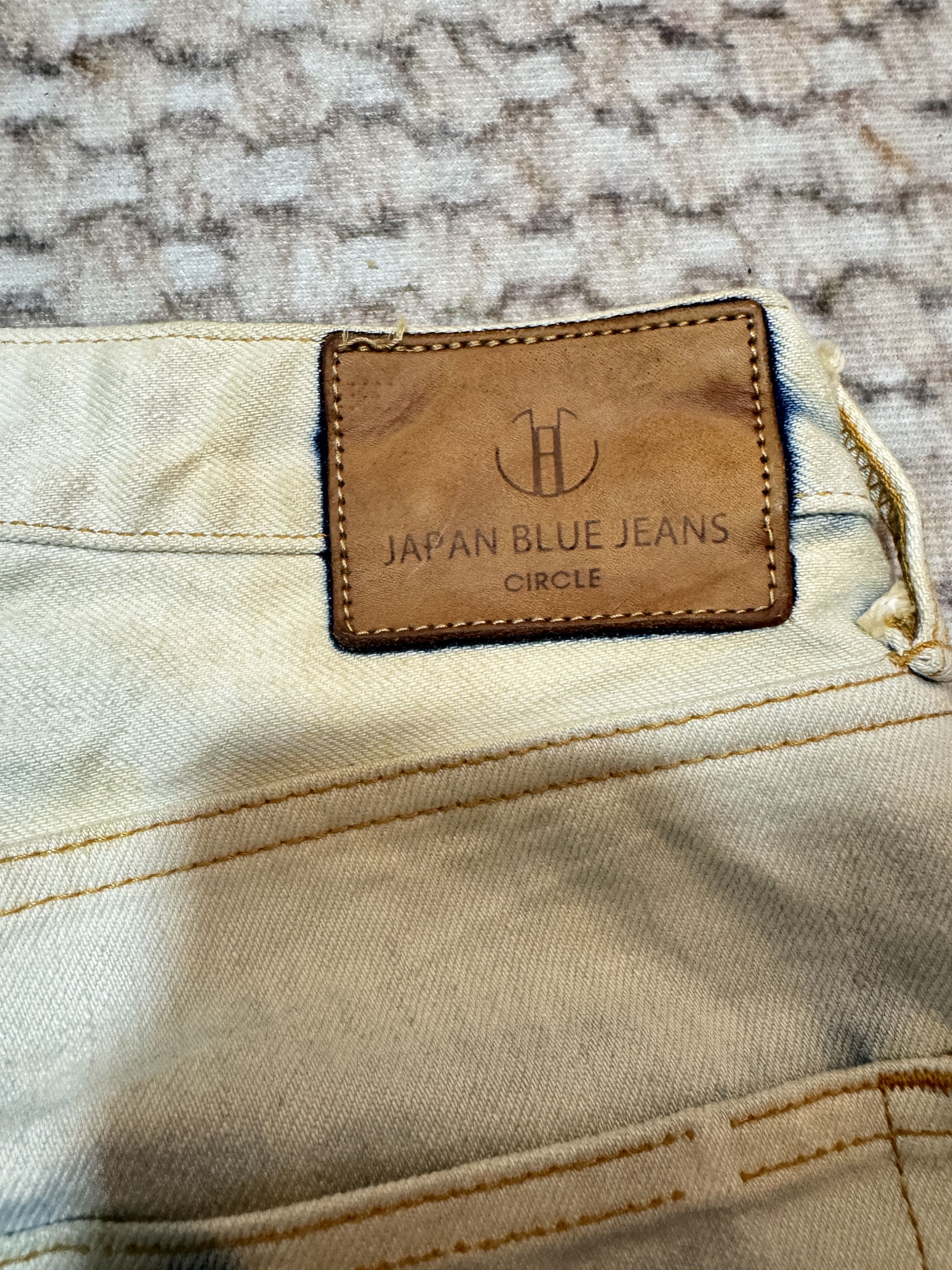 Japan Blue Jeans Japan Blue Jeans Circle Selvadge Ankle Cut Acid Wash Jeans Size US 26 / EU 42 - 3 Thumbnail