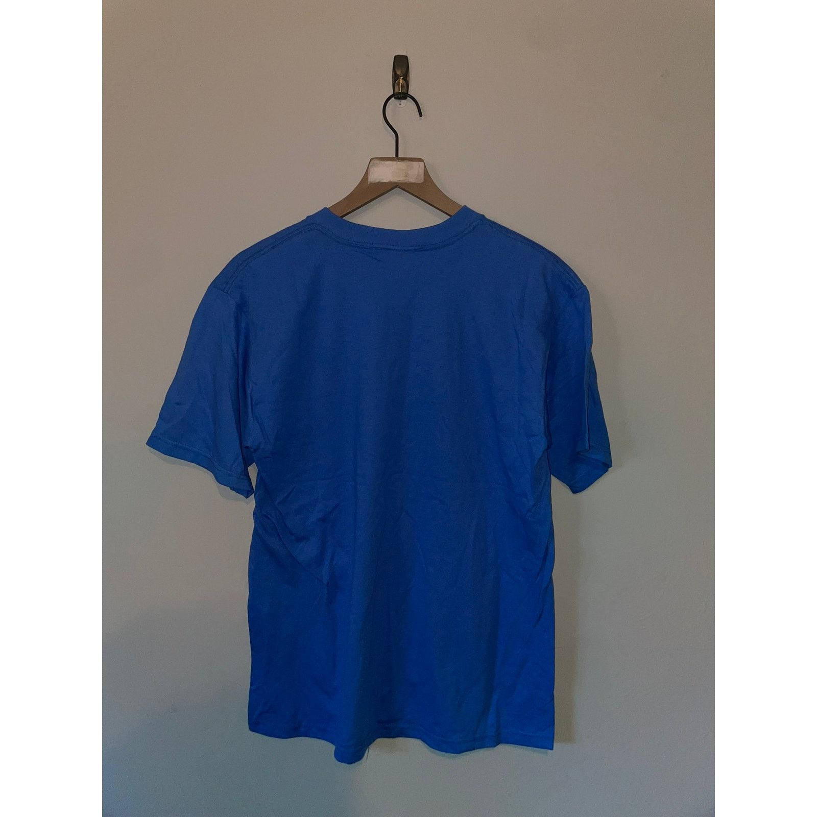 Anvil Vintage Oregon Shirt Flower Blue Graphic Tee VTG 90s Medium Size US M / EU 48-50 / 2 - 6 Thumbnail