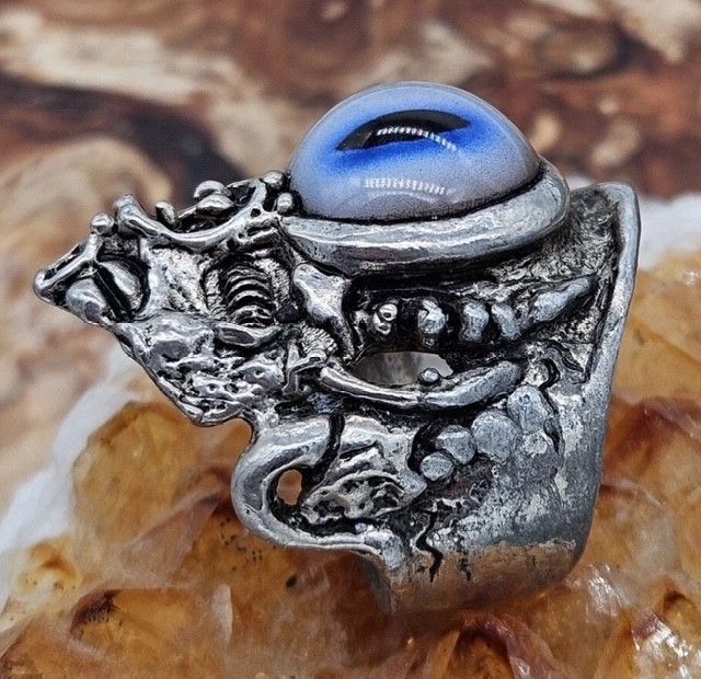 Other Axel Stocks Prosthetic Cat Eye Ring Signed Size ONE SIZE - 3 Thumbnail