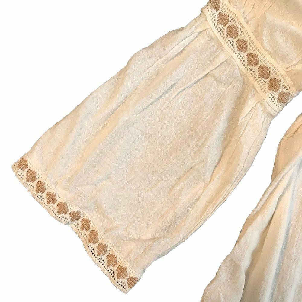 Designer Pre Owned White Blouse Xl Size XL / US 12-14 / IT 48-50 - 3 Thumbnail