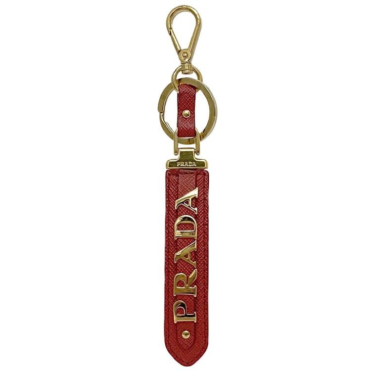 Prada PRADA Red Leather Size ONE SIZE - 1 Thumbnail