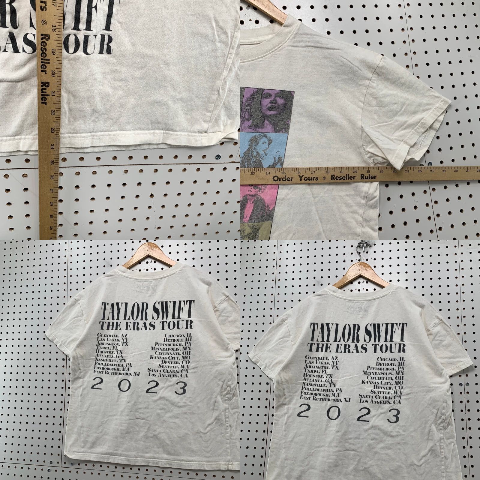 Vintage Taylor Swift Eras Tour T Shirt Mens Large White Official Concert Merchandise Size US L / EU 52-54 / 3 - 8 Thumbnail