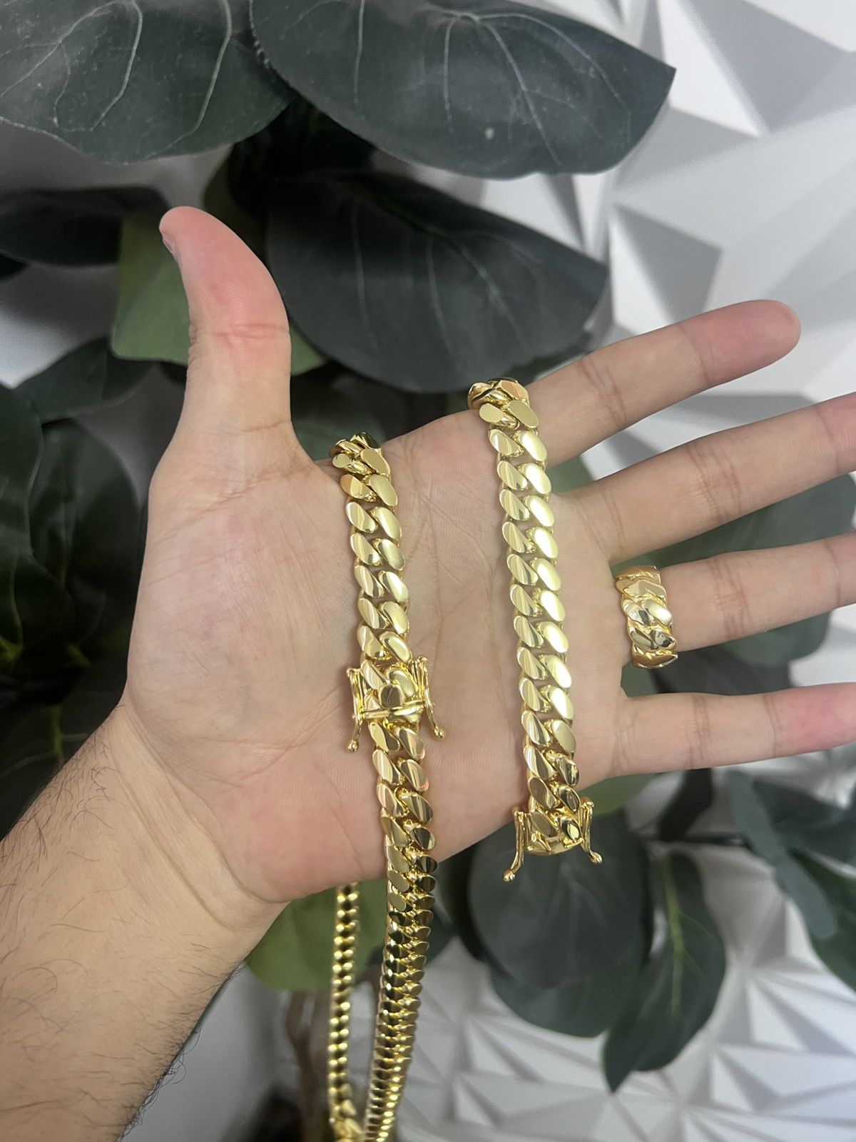 Other 14k gold bonded set chain and bracelet plus ring Size ONE SIZE - 1 Thumbnail