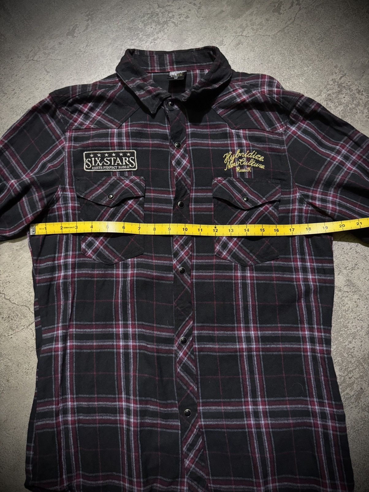 Hysteric Glamour Y2k Russ-K ifsixwasnine flannel shirt Size US M / EU 48-50 / 2 - 8 Thumbnail
