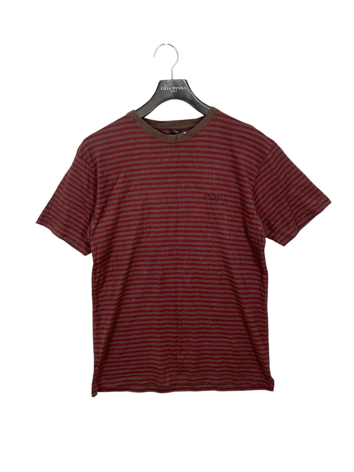 Japanese Brand × Y's × Yohji Yamamoto Sacsny y'saccs by yohji yamamoto striped tshirt Size US L / EU 52-54 / 3 - 1 Thumbnail