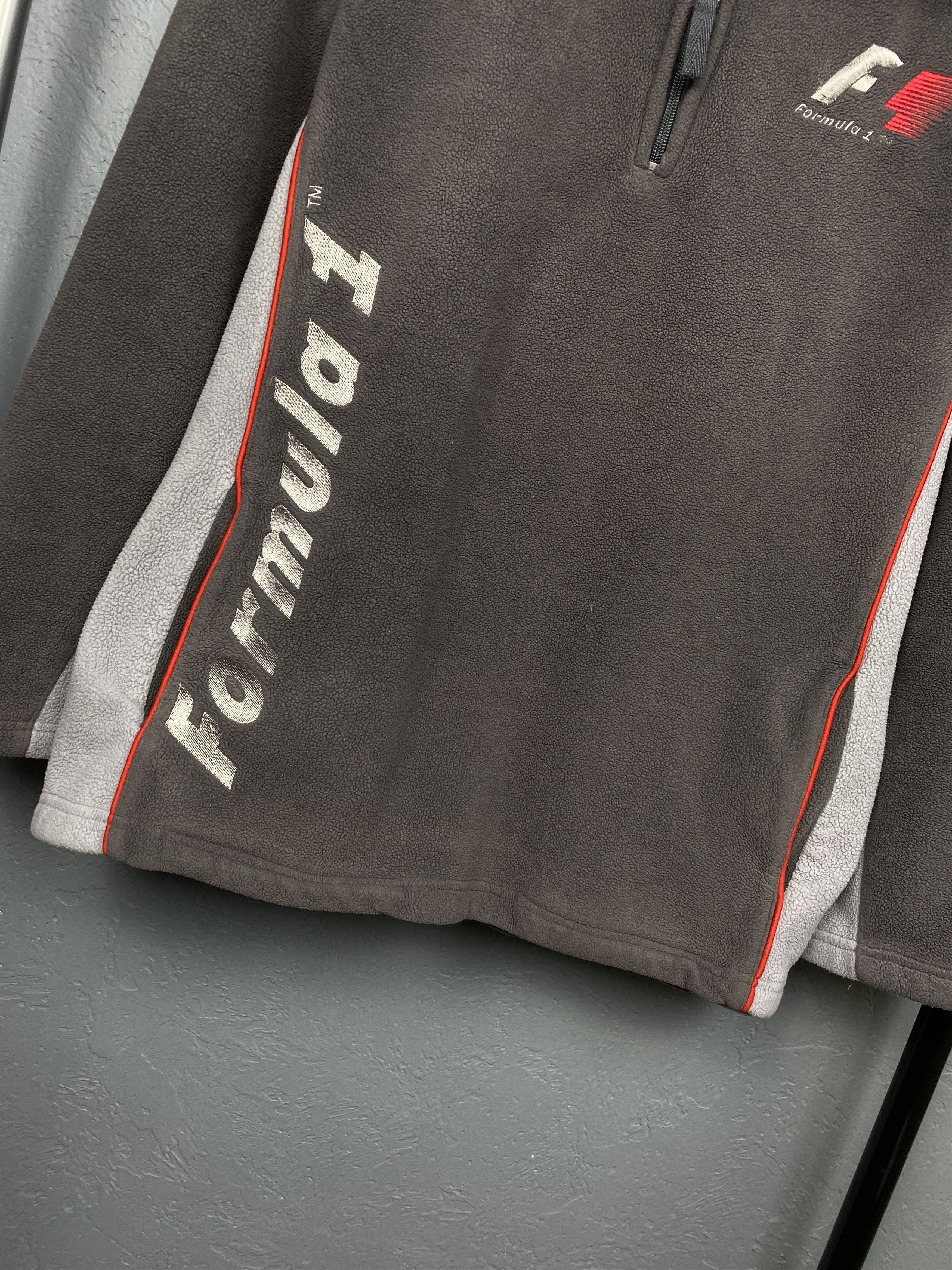 Formula 1 Formula Uno 1 Vintage Mens 1\4 Zip Fleece Jacket Size US L / EU 52-54 / 3 - 4 Thumbnail