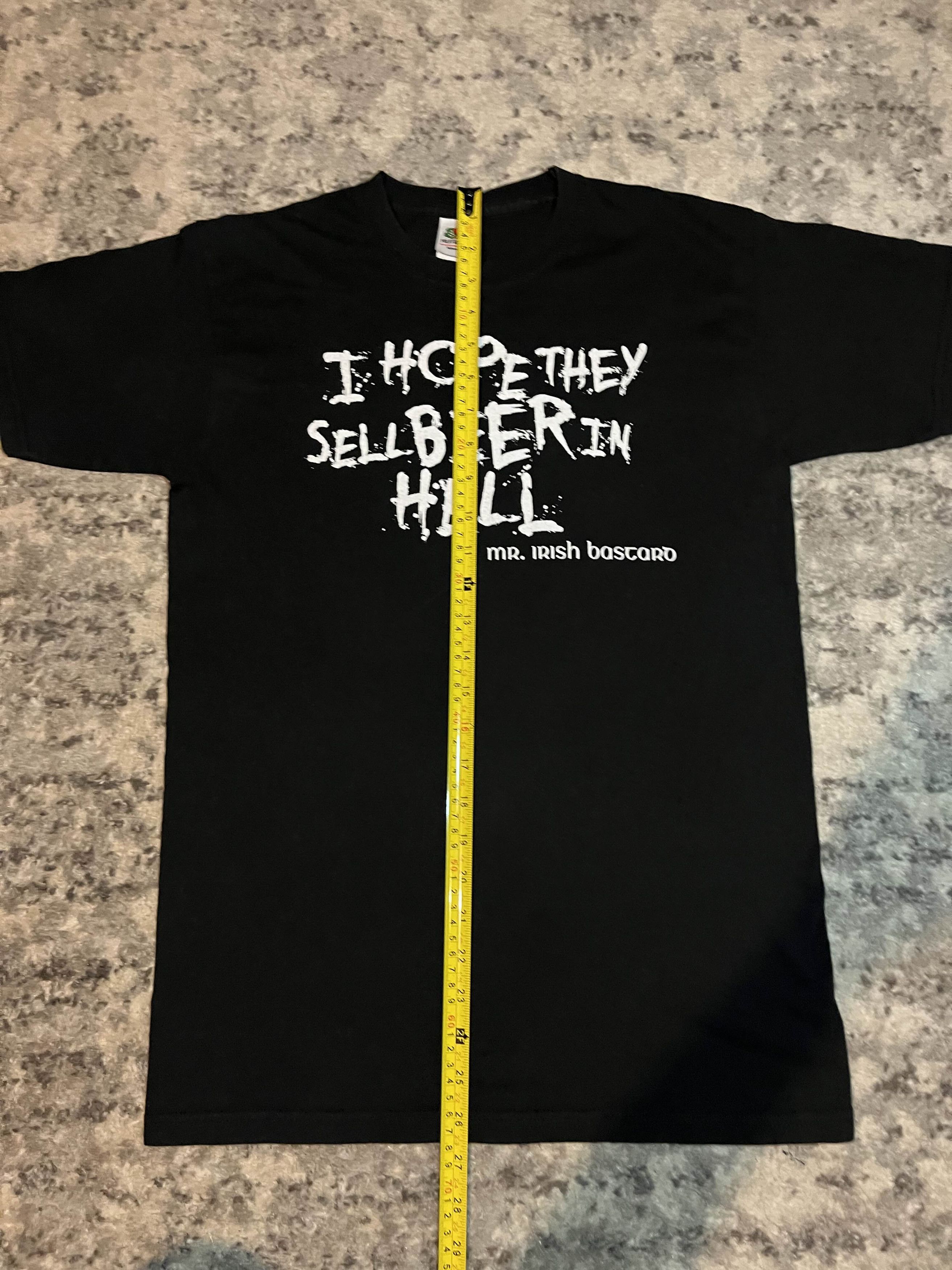 Vintage Funny "I Sell They Have Beer In Hell" Shirt Size US S / EU 44-46 / 1 - 4 Thumbnail