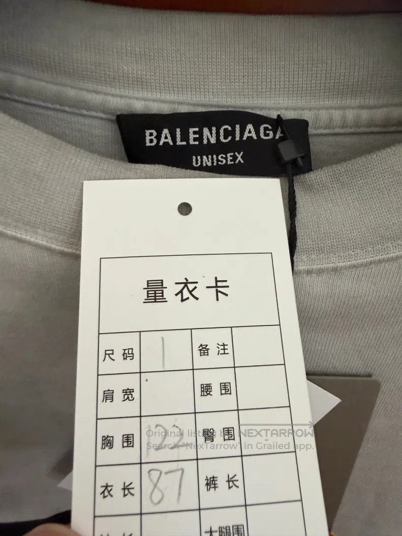 Balenciaga Balenciaga Grey Flame Splatter Print Two-Piece Long Sleeve Size US L / EU 52-54 / 3 - 3 Thumbnail