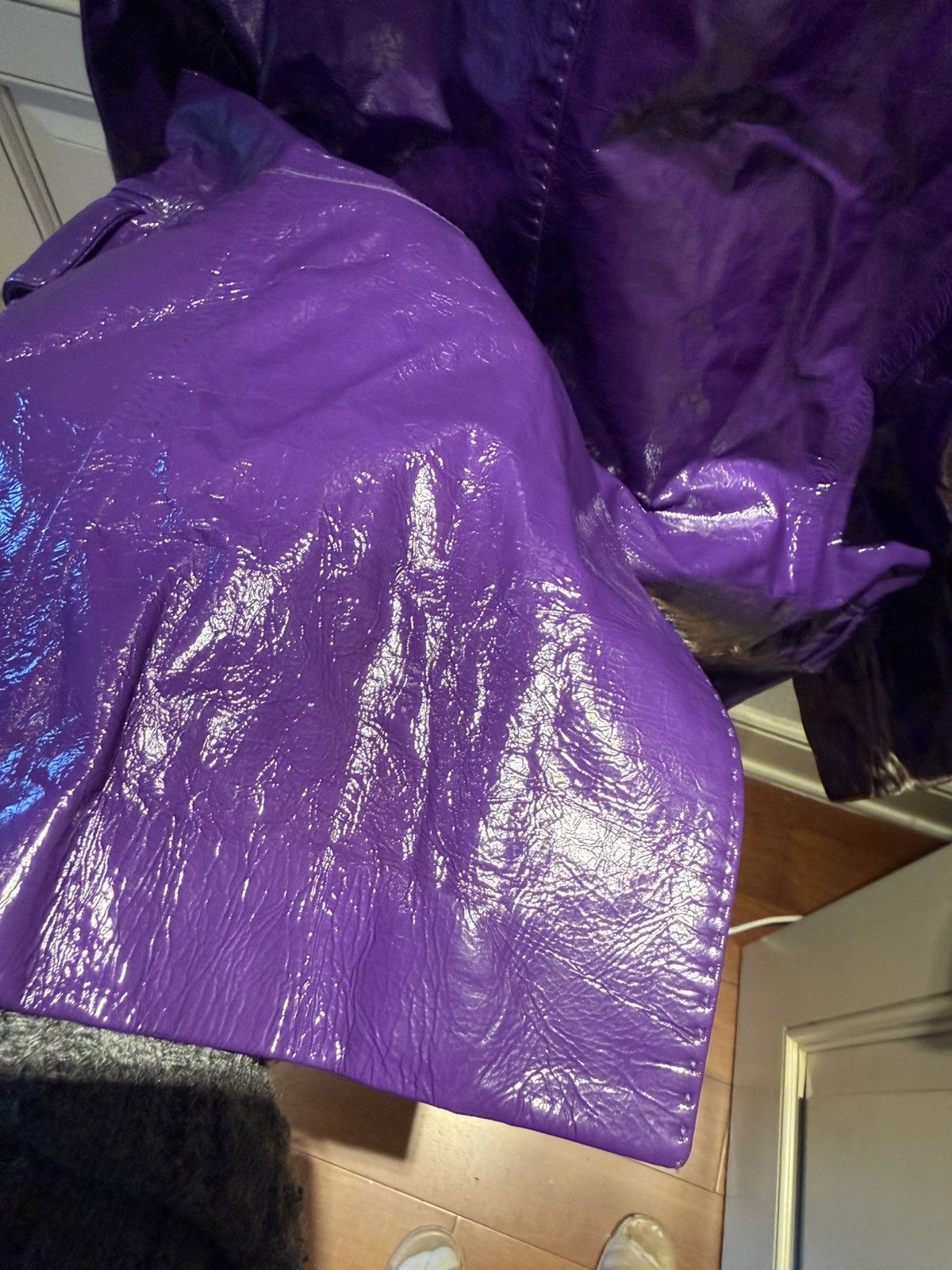 Gucci purple leather blazer size46 Size US S / EU 44-46 / 1 - 20 Thumbnail