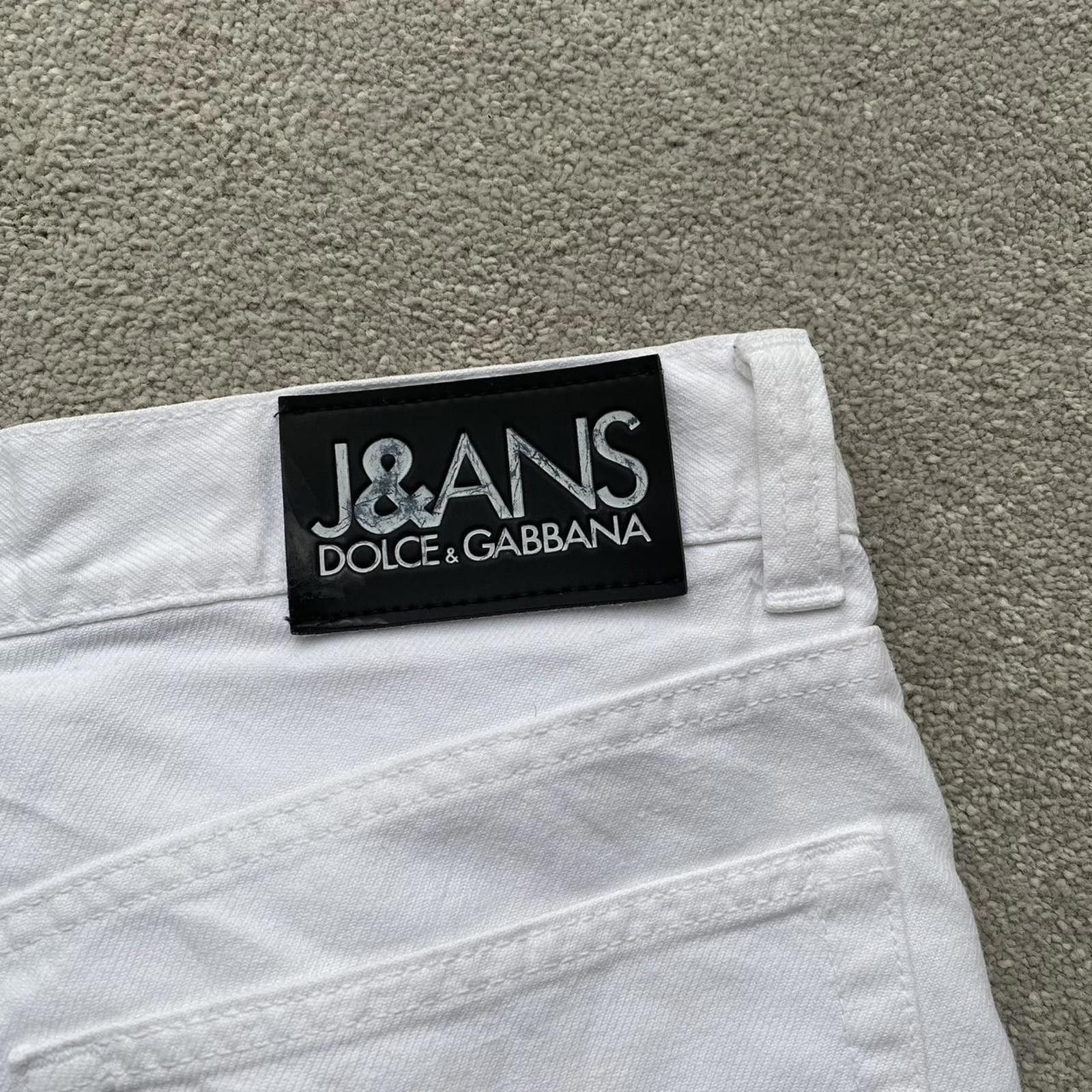 Dolce & Gabbana Dolce & Gabbana D&G White Jeans Size US 31 - 5 Thumbnail