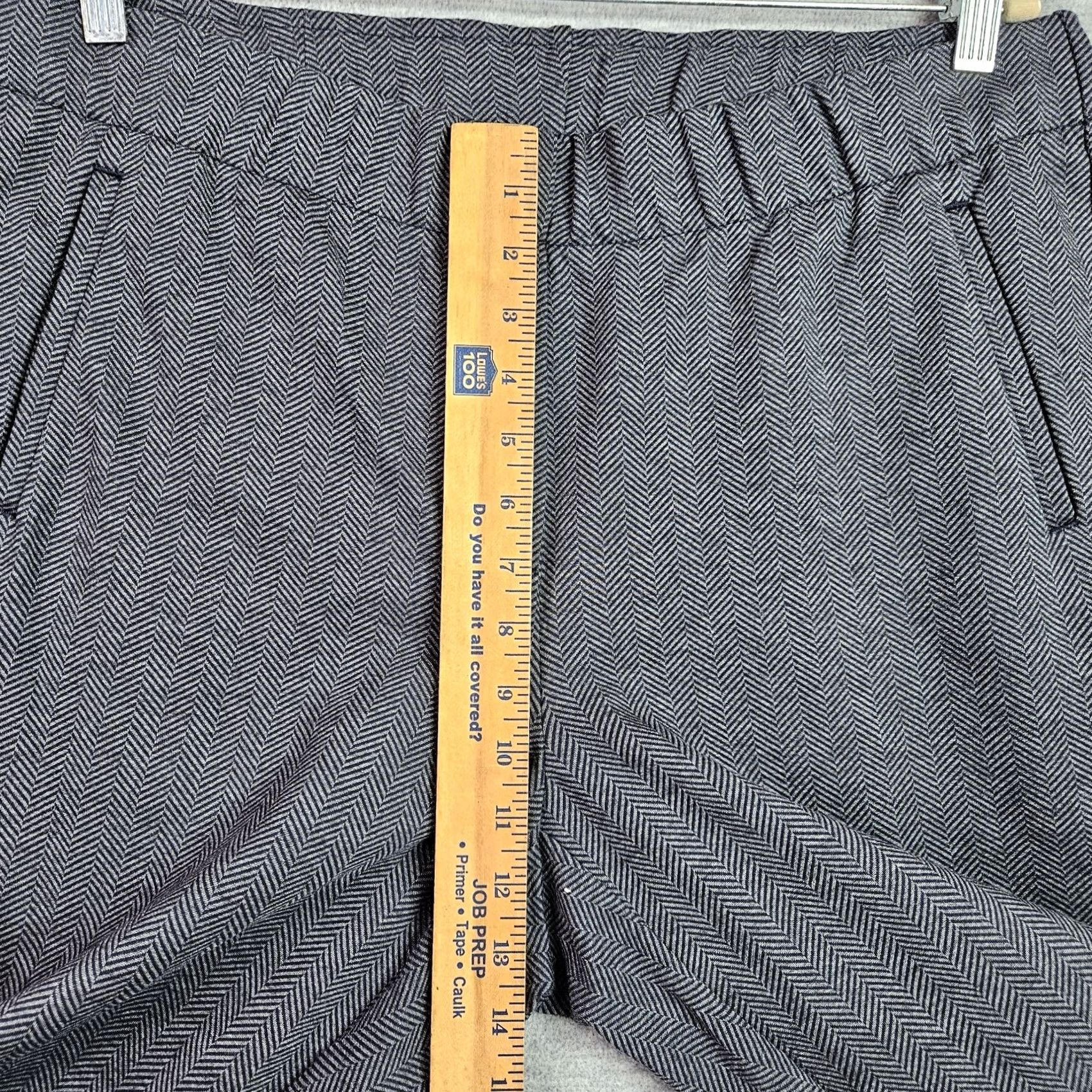 J. Jill J Jill Ponte Knit Pants Women XL Gray Pull On Stretch Career Casual Pants Size 40" / US 18 - 8 Thumbnail
