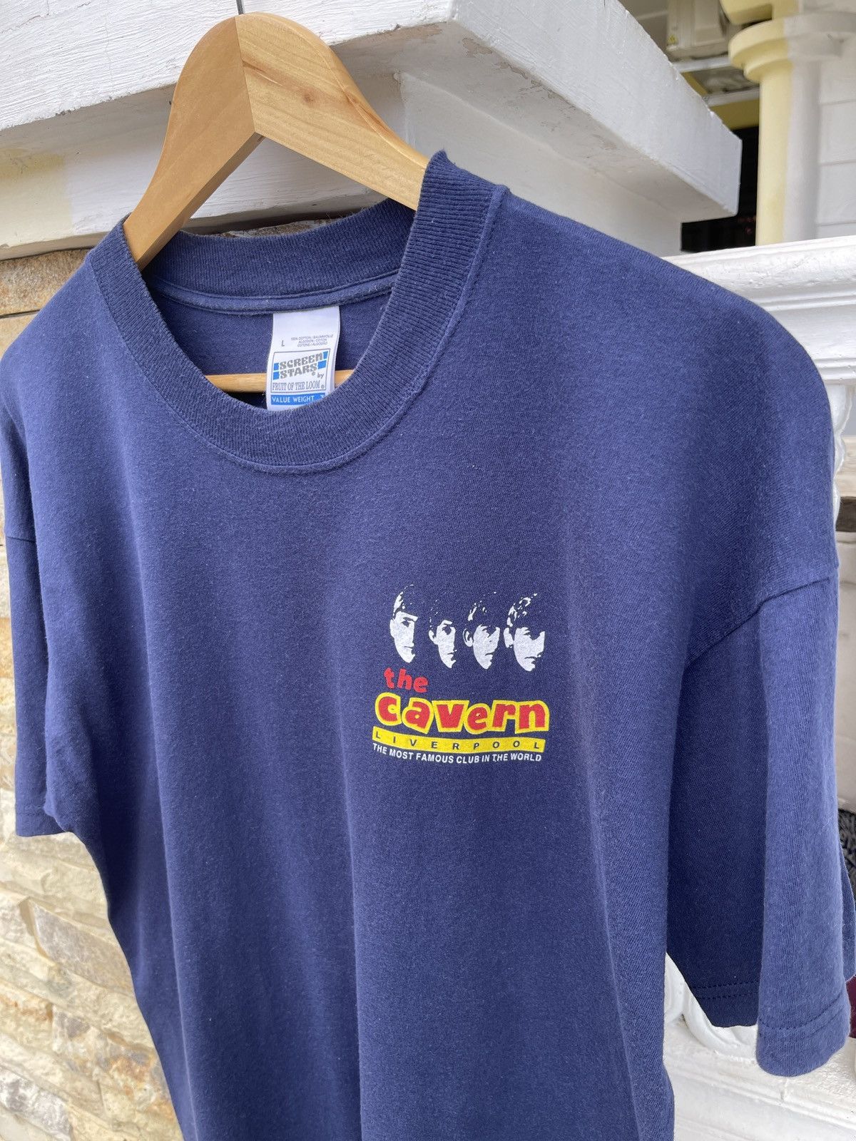 Band Tees Rare🔥Vtg 90s THE CAVERN LIVERPOOL The Beatles Tee Size US L / EU 52-54 / 3 - 1 Thumbnail