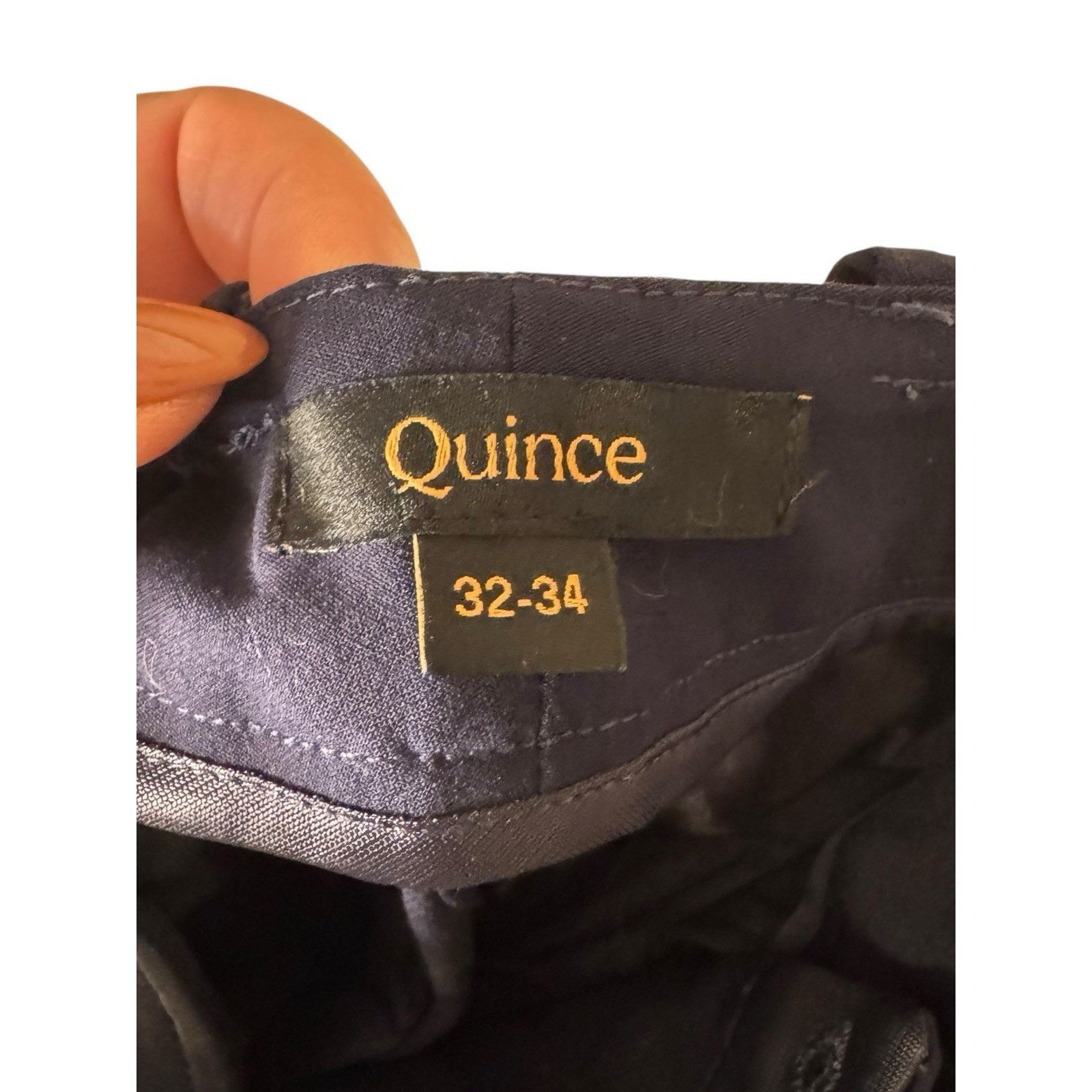Quince Quince NEW Performance Stretch Dress Pants Slim Fit Navy Size US 32 / EU 48 - 4 Thumbnail