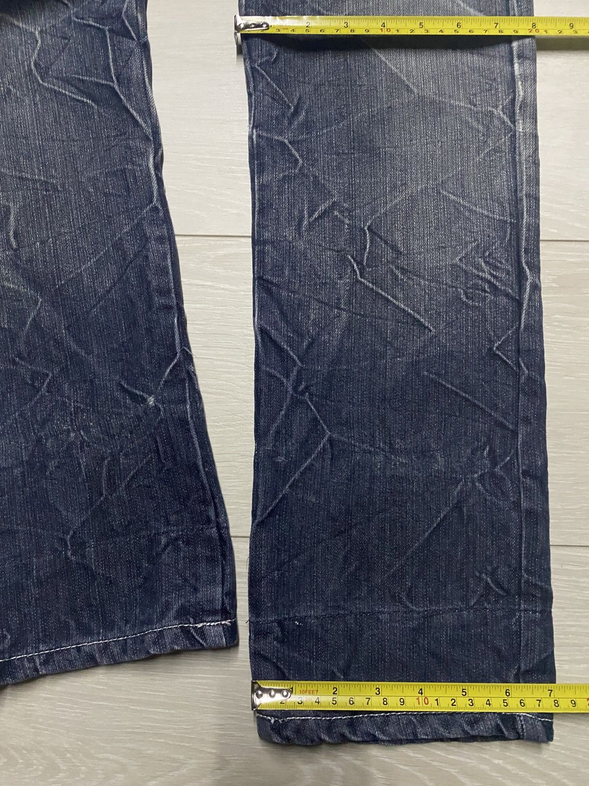 Universal Studios Vintage BA Tsu Studio Thunder Wash Print Distressed Slim Fit Size US 28 / EU 44 - 16 Thumbnail