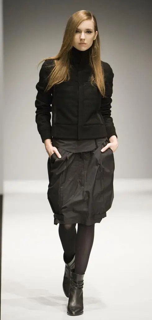 Nicolas Andreas Taralis AW06 Runway Ripstop Balloon Skirt Size 24" / US 00 / IT 34 - 4 Thumbnail