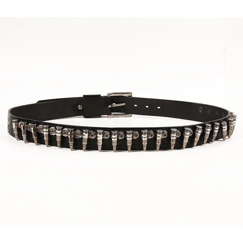 Other cow leather belts punk gothic Size ONE SIZE - 2 Thumbnail