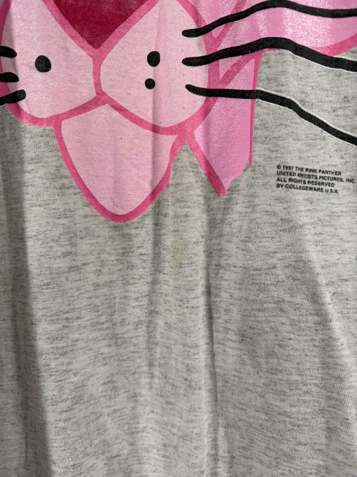 Vintage 1997 Vintage The Pink Panther Single Stitch Cartoon Tee L Size US L / EU 52-54 / 3 - 6 Thumbnail