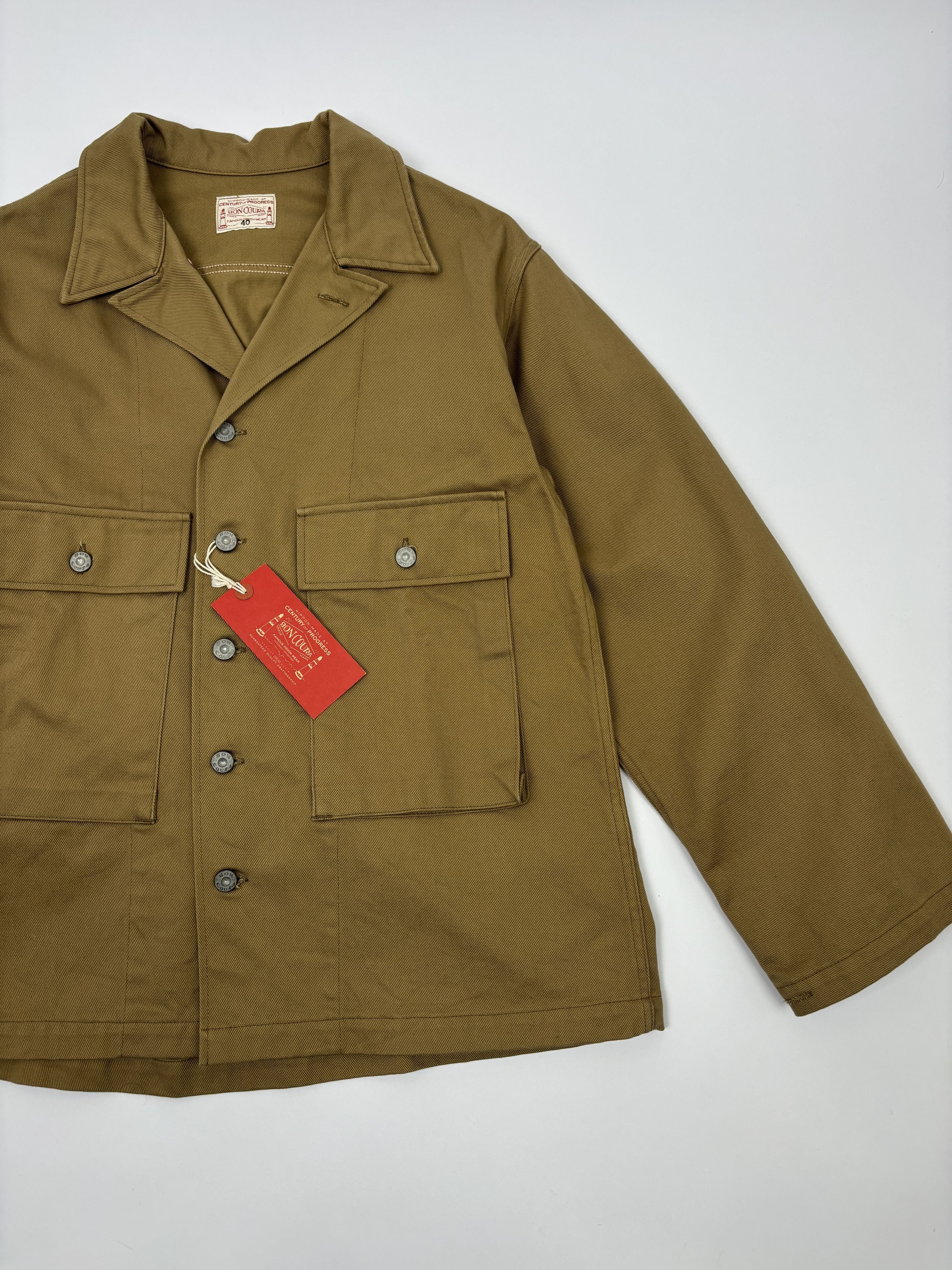 BONCOURA Boncoura B-43 English Twill Jacket Khaki Size US L / EU 52-54 / 3 - 5 Thumbnail