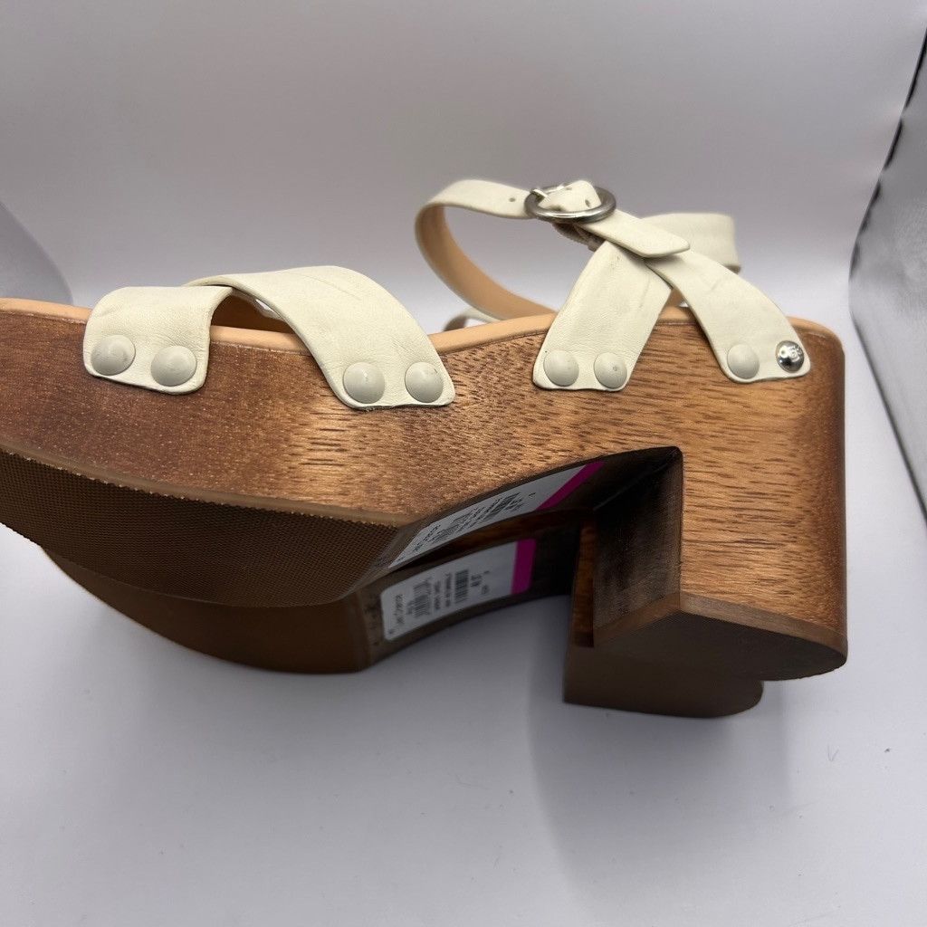 Sam Edelman Women's Sam Edelman Sandals beige&wood Size 9 Size US 9 / IT 39 - 9 Thumbnail