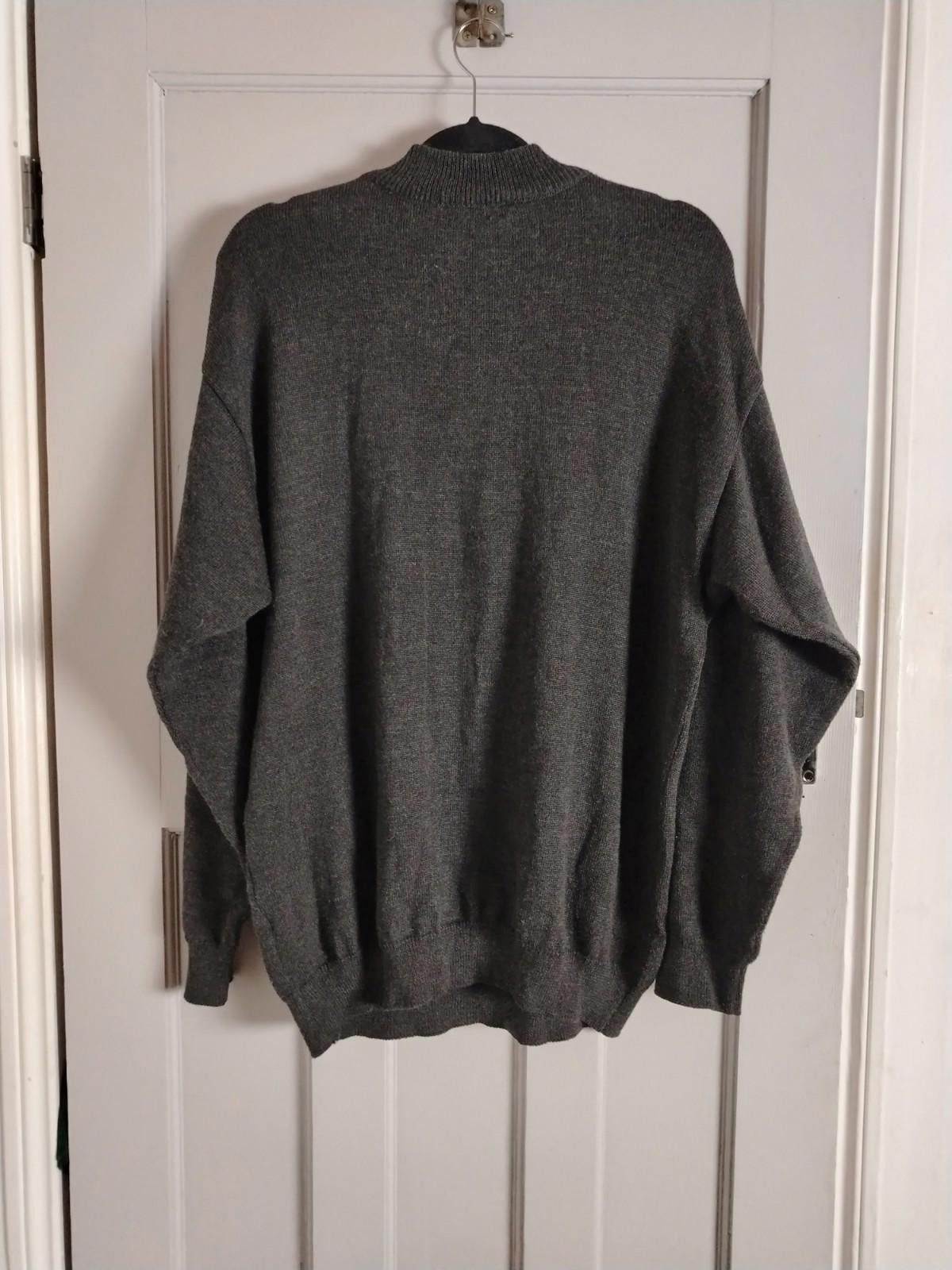 Other Vintage 90s PANCALDI & B Merino Wool Sweater Made in Italy Size US XL / EU 56 / 4 - 4 Thumbnail