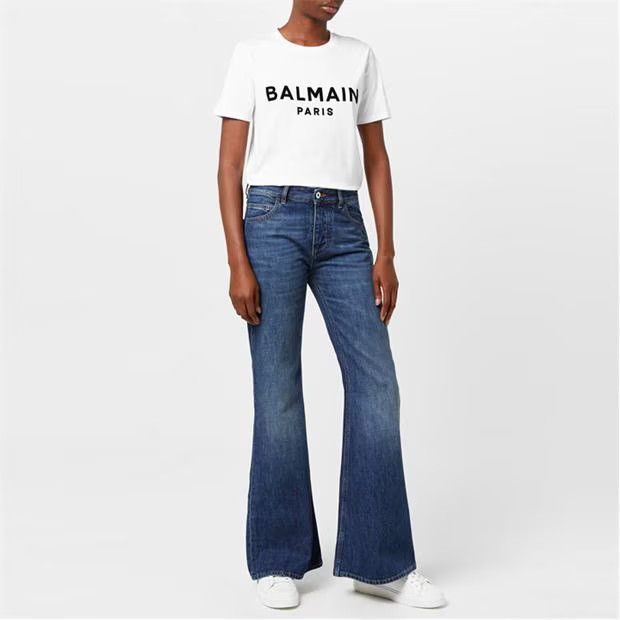 Balmain o1g2r1mq0924 T-Shirts in Blanc & Noir Size XL / US 12-14 / IT 48-50 - 6 Thumbnail