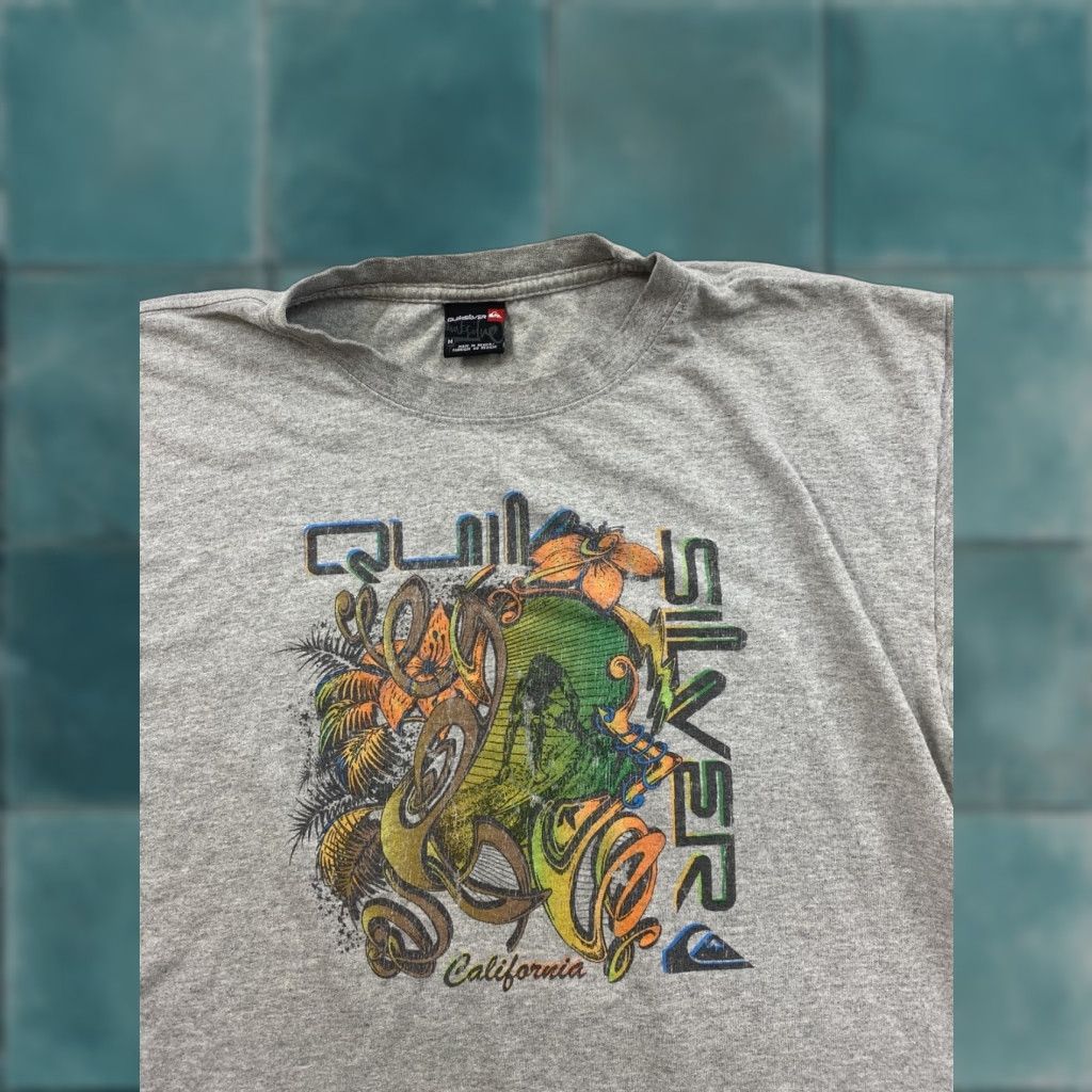 Quiksilver Quiksilver Shirt Mens M Gray Short Sleeve Shirt Size US M / EU 48-50 / 2 - 1 Thumbnail
