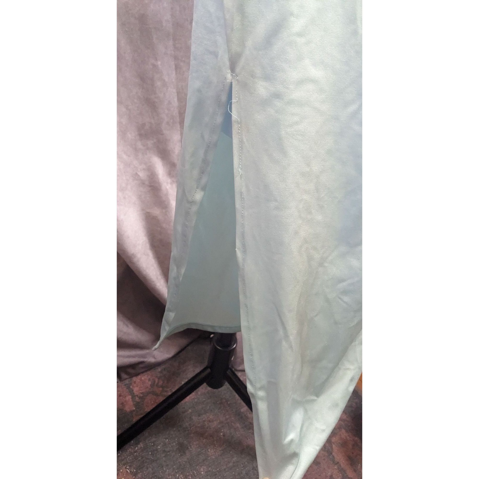 Other Vintage Light Blue Slip Dress Nightgown With Strappy Open Ba Size ONE SIZE - 3 Thumbnail