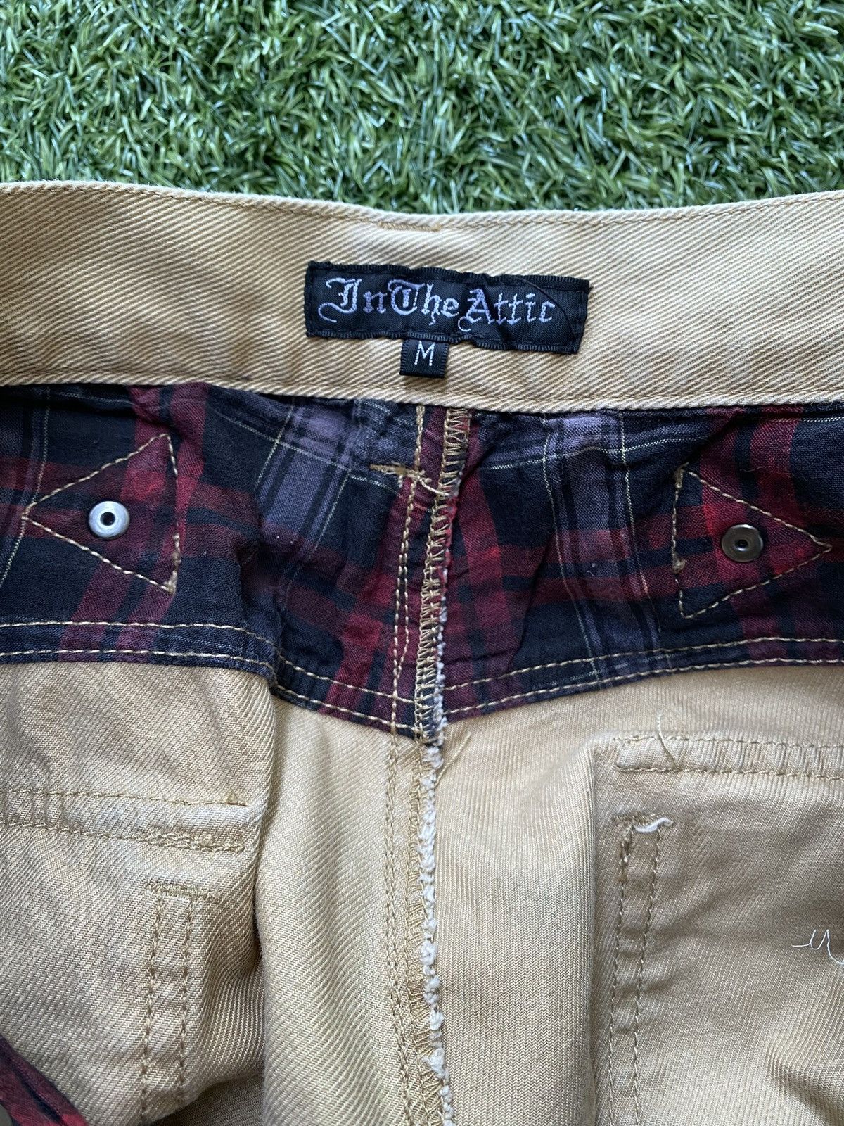 In The Attic Vintage Y2K InTheAttic Punk Seditionaries Buckle-back Jeans Size US 31 - 20 Thumbnail