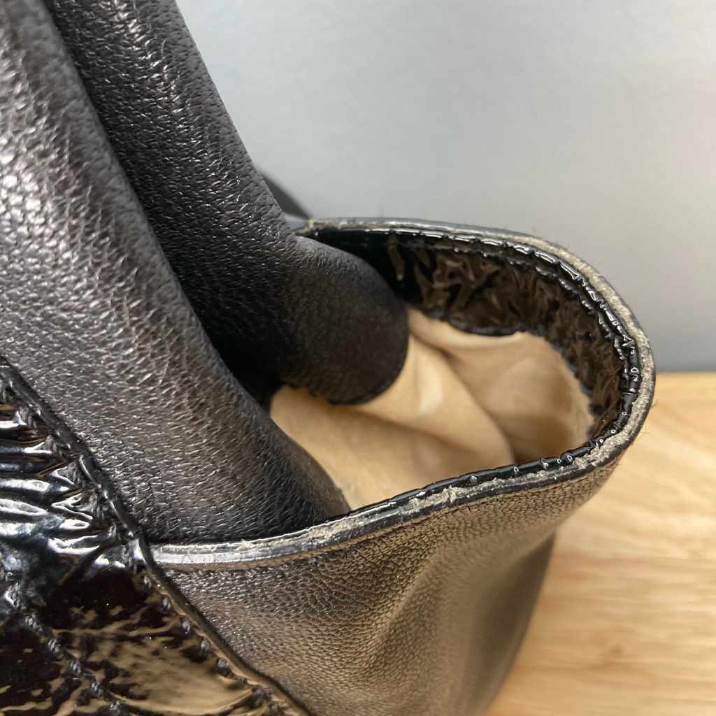 Michael Kors Michael Kors, Mixed Leather Drawstring Hobo Bucket Shoulder Bag Size ONE SIZE - 13 Thumbnail