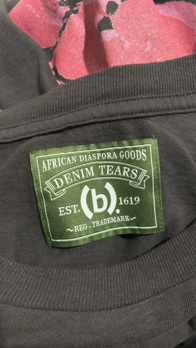 (B).Stroy × DENIM TEARS Denim Tears Bstroy Tee Size US L / EU 52-54 / 3 - 5 Thumbnail