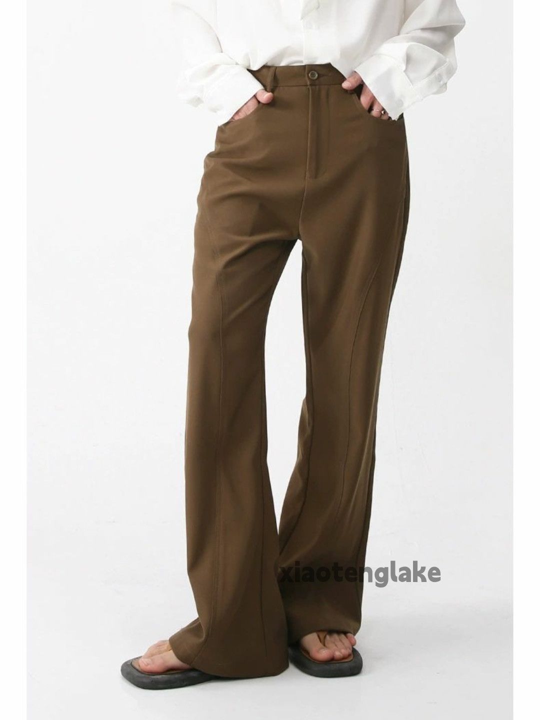 Designer × Japanese Brand × Vintage retro patchwork dance yuppie loose bootcut pants Size US 30 / EU 46 - 3 Thumbnail