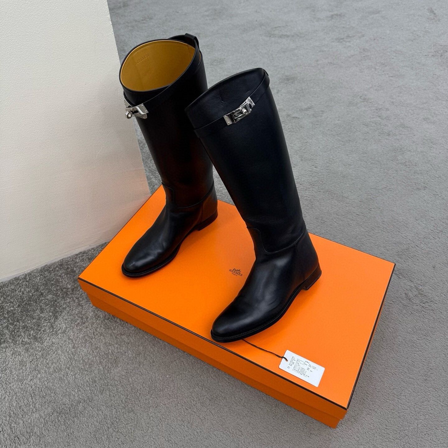 Hermes Hermes Jumping Kelly Knee-High Boots Size US 7 / IT 37 - 1 Thumbnail