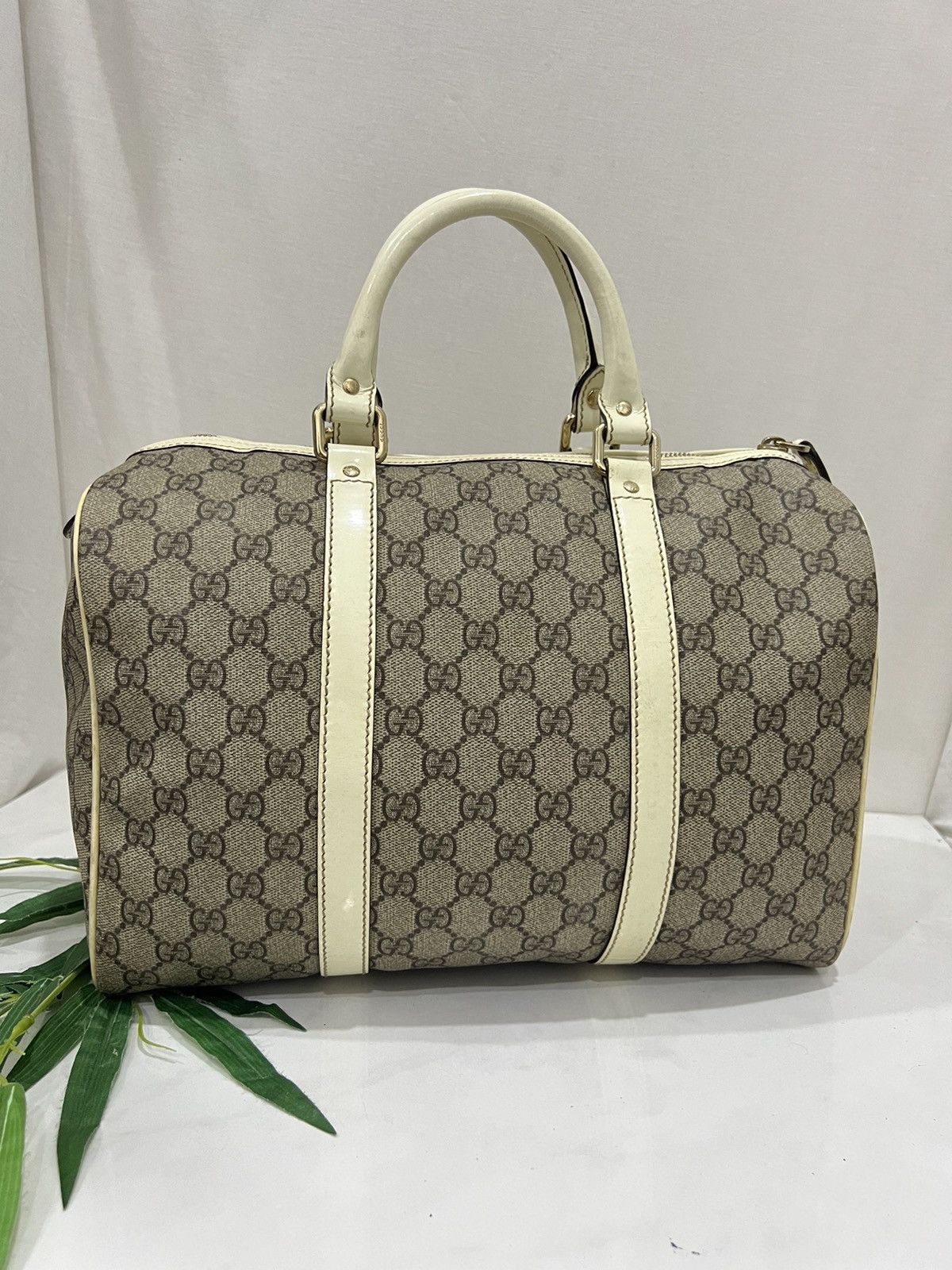 Gucci Authentic Gucci Joy Boston Bag GG Coated Canvas Medium Size ONE SIZE - 3 Thumbnail