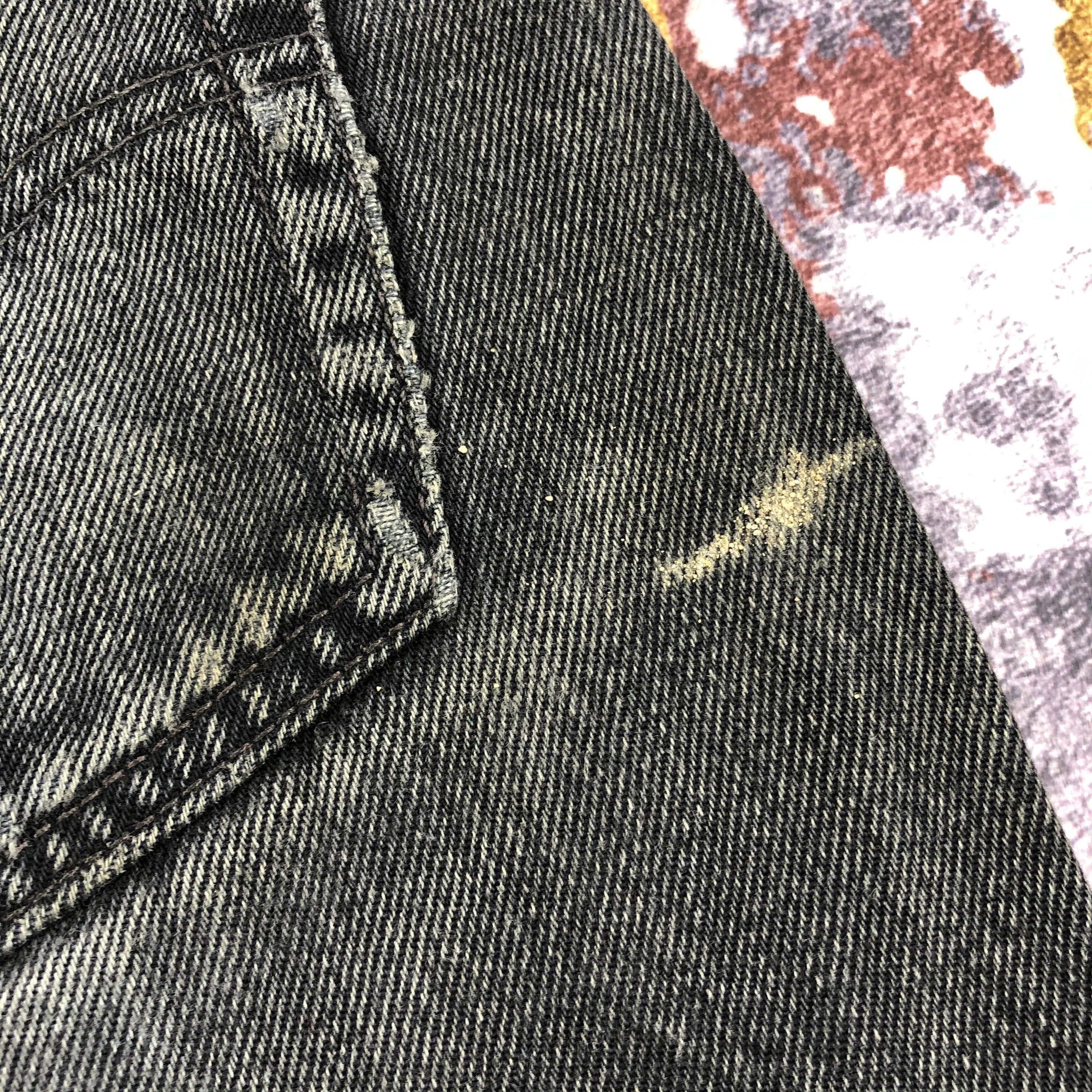 Levi's Vintage 90s Ripped Levis 501 Earth Tone Jeans-JM2282 Size US 33 - 8 Thumbnail