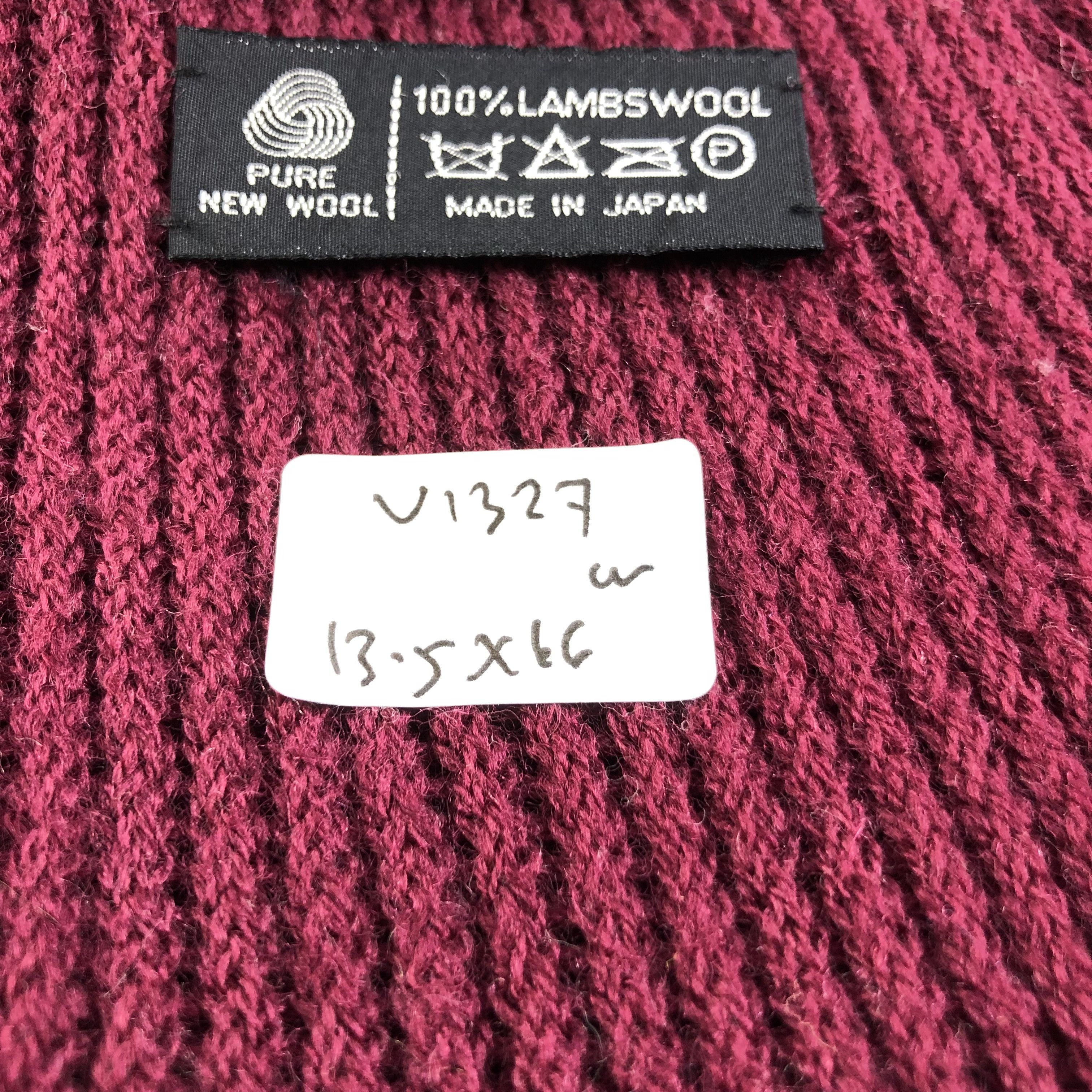 Paul Stuart Paul Stuart Knit Wool Scarf Muffler V1327 Size ONE SIZE - 9 Thumbnail