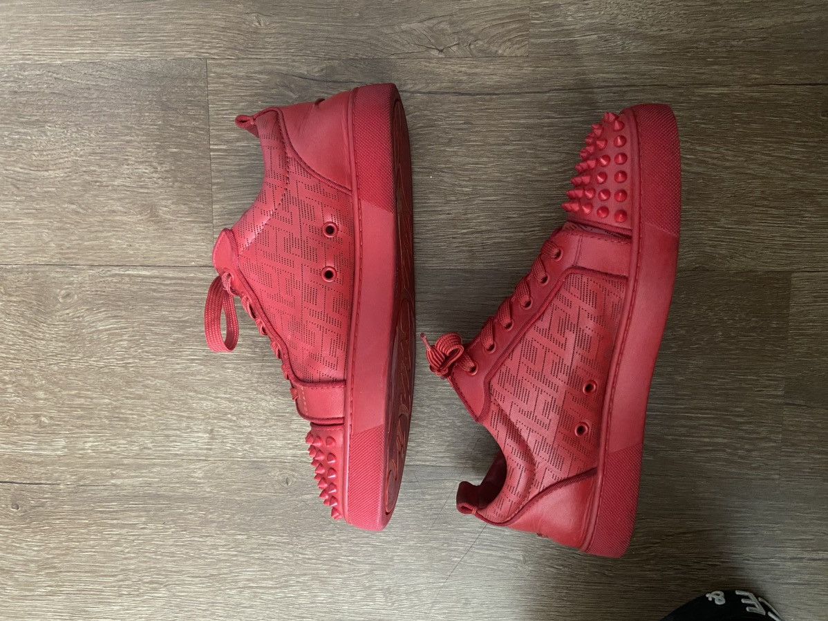Christian Louboutin Christian Louboutin Louis junior spikes orlato red cl Size US 9 / EU 42 - 4 Thumbnail