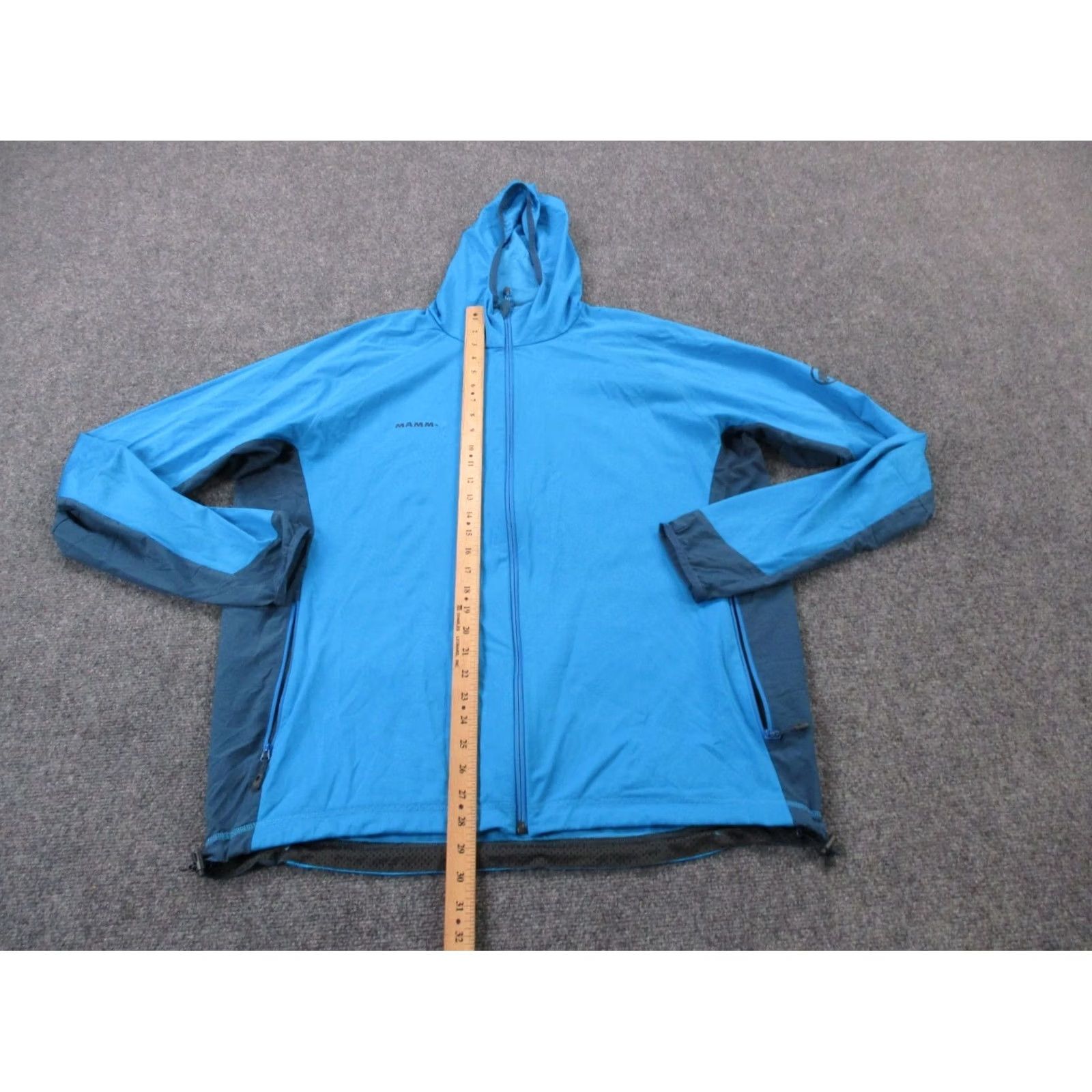 Mammut Mammut Jacket Mens 2XL Blue Outdoors Lightweight Travel Performance Hiking Windbreaker Hooded Zip Pockets Regular Size US XXL / EU 58 / 5 - 3 Thumbnail