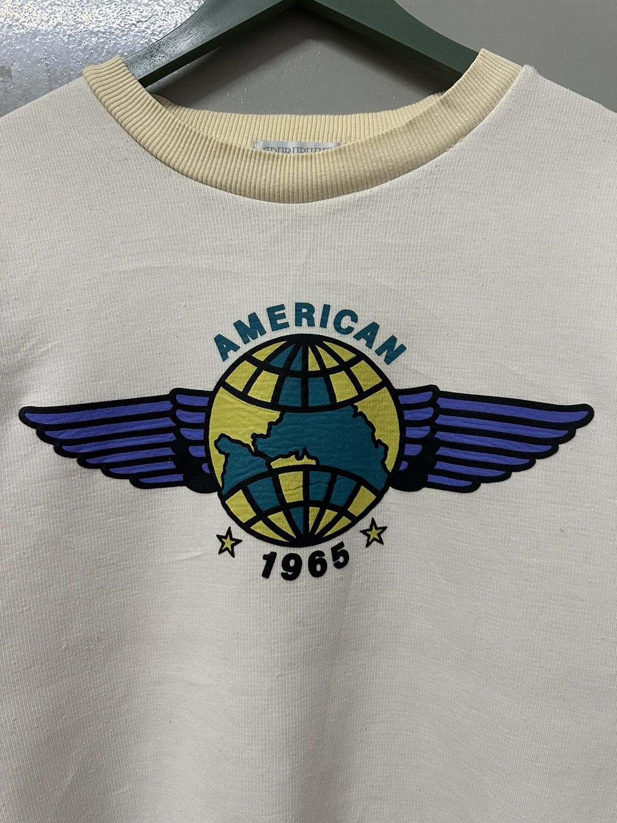 Vintage Vintage AMERICAN 1965 Big Logo Sweatshirt Size US M / EU 48-50 / 2 - 2 Thumbnail