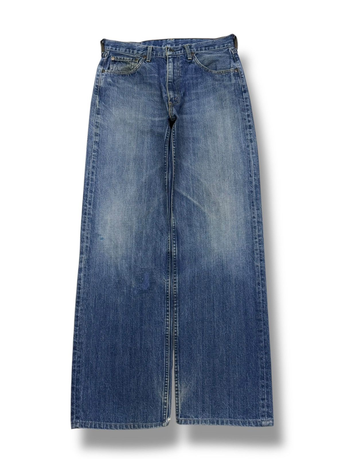 Levi's Vintage Levi’s 504 Made in Japan “Wide Straight Denim Jeans Size US 31 - 2 Thumbnail